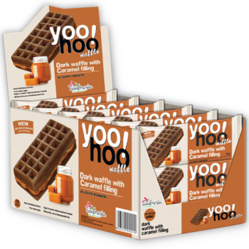 Βάφλα Ambrosia ΥοοΗοο! Γέμιση αλμυρής καραμέλας 50gr
