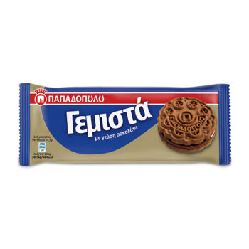 Μπισκότα Παπαδοπούλου Γεμιστά Σοκολάτα 58gr