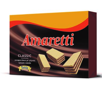 Γκοφρέτα Amaretti Σοκολάτα Γάλακτος 45gr