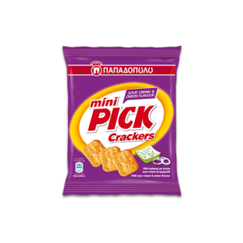 Mini Pick Crackers Sour Cream & Onion 70gr