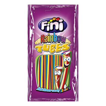 Fini Ζελεδάκια 80-100gr 12τμχ Rainbow Tubes