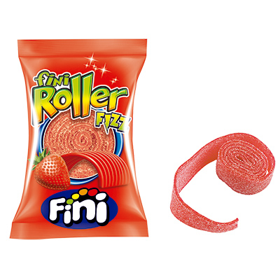 Fini Ζαχαρωτά Roller Φράουλα 40τμχ 20gr