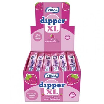Vidal Dipper XL 100τμχ Φράουλα 10.5gr