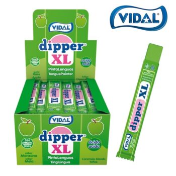 Vidal Dipper XL 100τμχ Πράσινο Μήλο 10.5gr