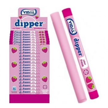 Vidal Dipper Φράουλα 200τμχ 5.5gr