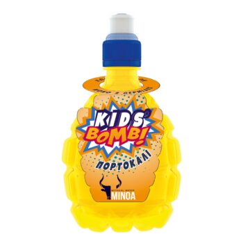 Χυμός Minoa Water Kid's Bomb Πορτοκάλι (330ml)